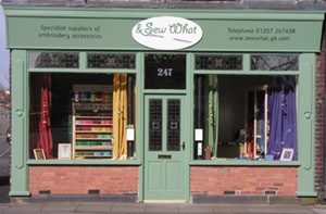 The new shop exterior